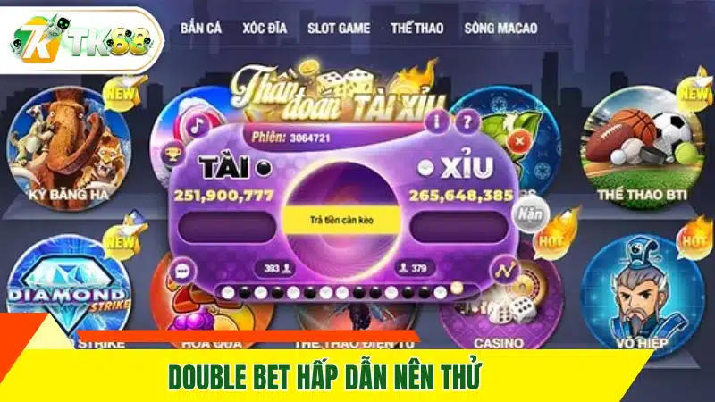 Double Bet hấp dẫn nên thử