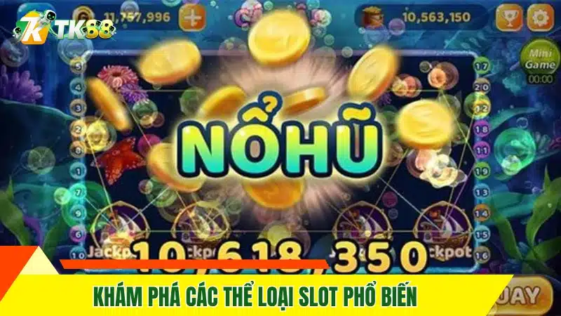 Khám phá các thể loại slot phổ biến